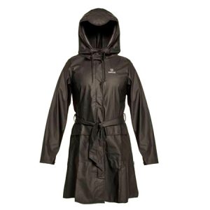 CHAQUETA IMPERMEABLE PARA MUJER CURVE NEGRO