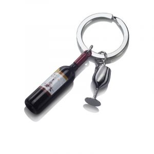 LLAVERO VINO Y COPA